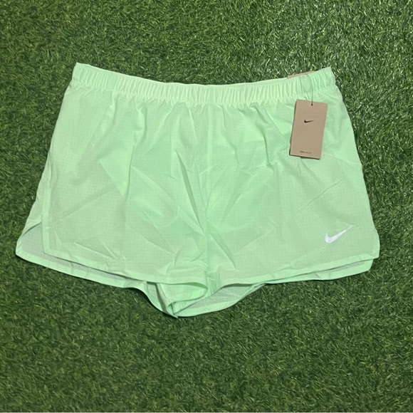 Nike Green Fast Dri-Fit 3” Brief Running Shorts Men’s Size 2XL FN3355-376 NWT - Picture 1 of 10